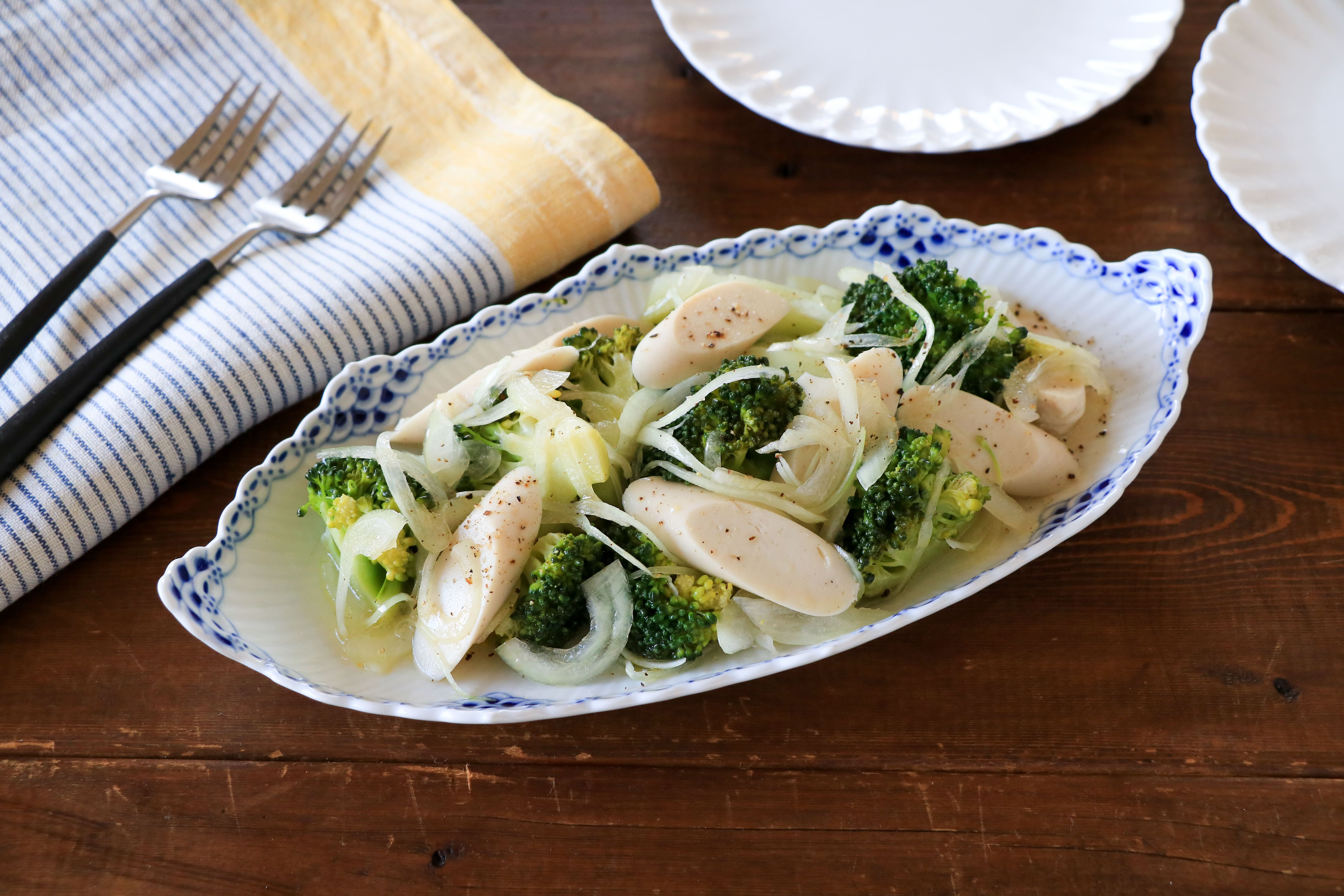 D-HADAソーセージとブロッコリーのマリネ